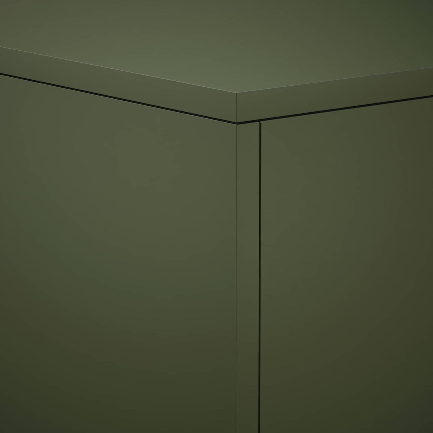 Plant Stand 2 pcs Olive Green 40 x 40 x 80 cm Steel