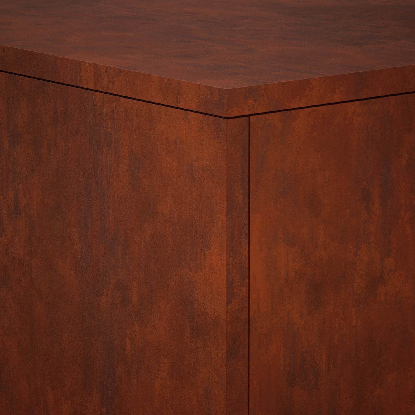 Plant Stand 2 pcs Rusty 40 x 40 x 80 cm Weathering Steel