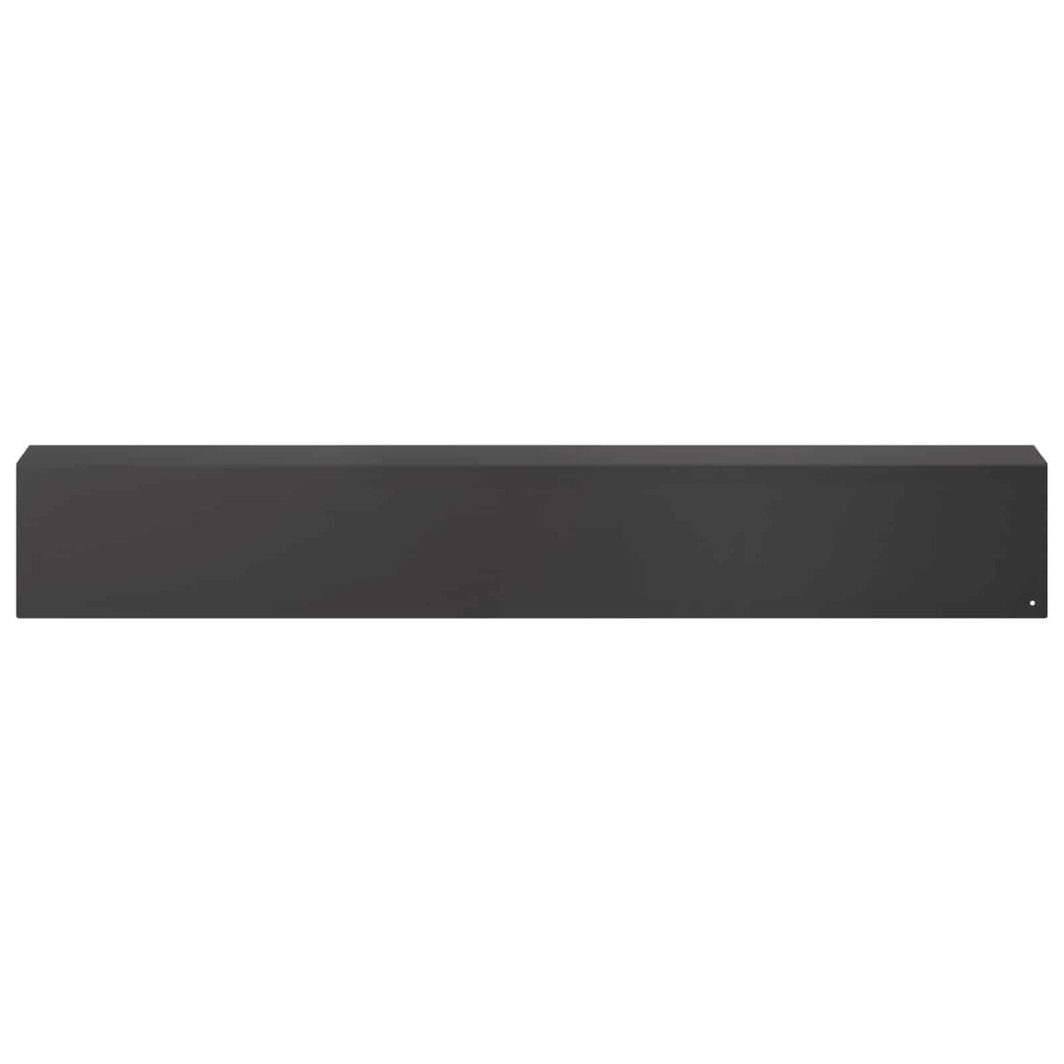 Garden Cover Profile 10 pcs 100 x 10 x 15 cm Steel Black