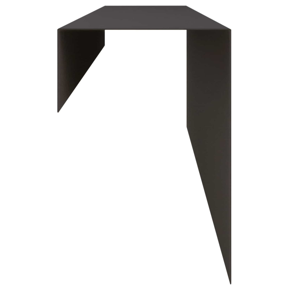 Garden Cover Profile 10 pcs 100 x 10 x 15 cm Steel Black