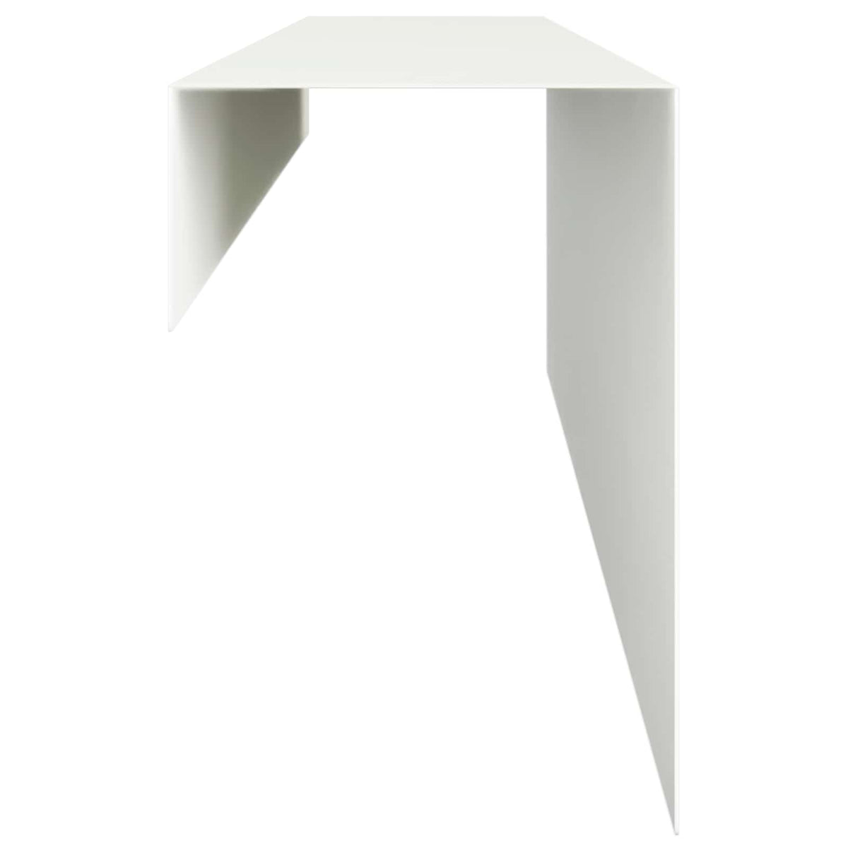 Garden Cover Profile 10 pcs 100 x 10 x 15 cm Steel White
