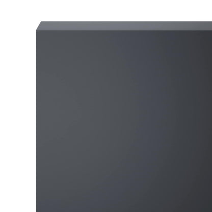 Garden Cover Profile 10 pcs 100 x 10 x 15 cm Steel Anthracite