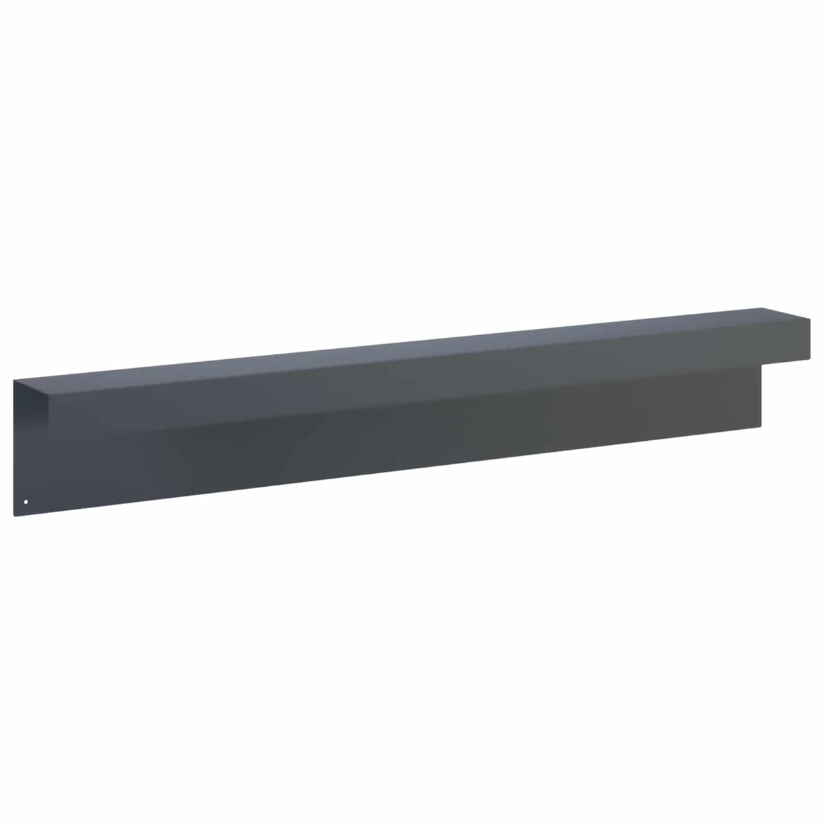 Garden Cover Profile 10 pcs 100 x 10 x 15 cm Steel Anthracite