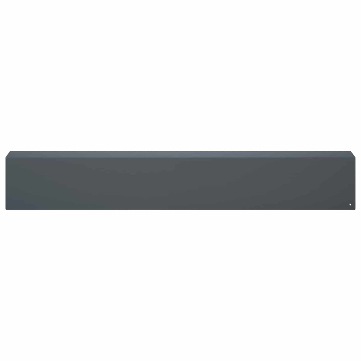 Garden Cover Profile 10 pcs 100 x 10 x 15 cm Steel Anthracite