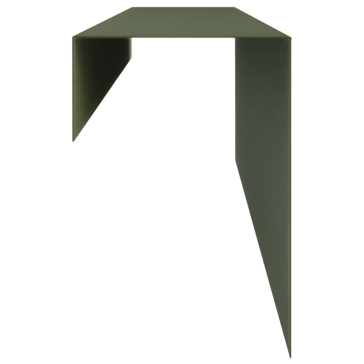 Garden Cover Profile 10 pcs 100 x 10 x 15 cm Steel Olive Green