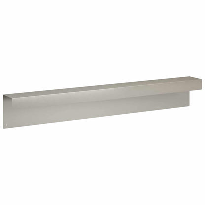 Garden Cover Profile 10 pcs 100 x 10 x 15 cm Stainless Steel