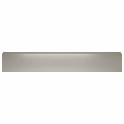 Garden Cover Profile 10 pcs 100 x 10 x 15 cm Stainless Steel