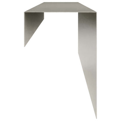Garden Cover Profile 10 pcs 100 x 10 x 15 cm Stainless Steel