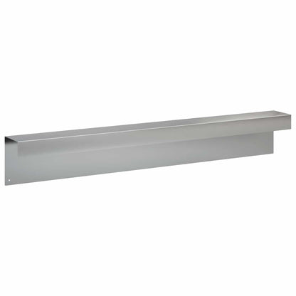 Garden Cover Profile 10 pcs 100 x 10 x 15 cm Galvanised Steel