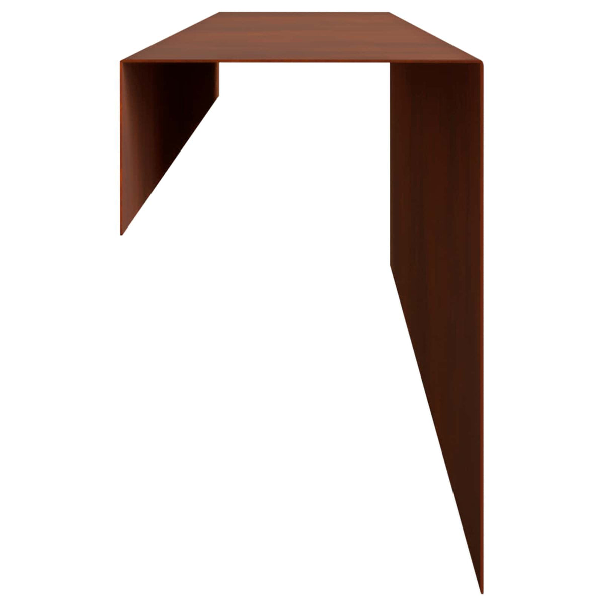 Garden Cover Profile 10 pcs 100 x 10 x 15 cm Weathering Steel