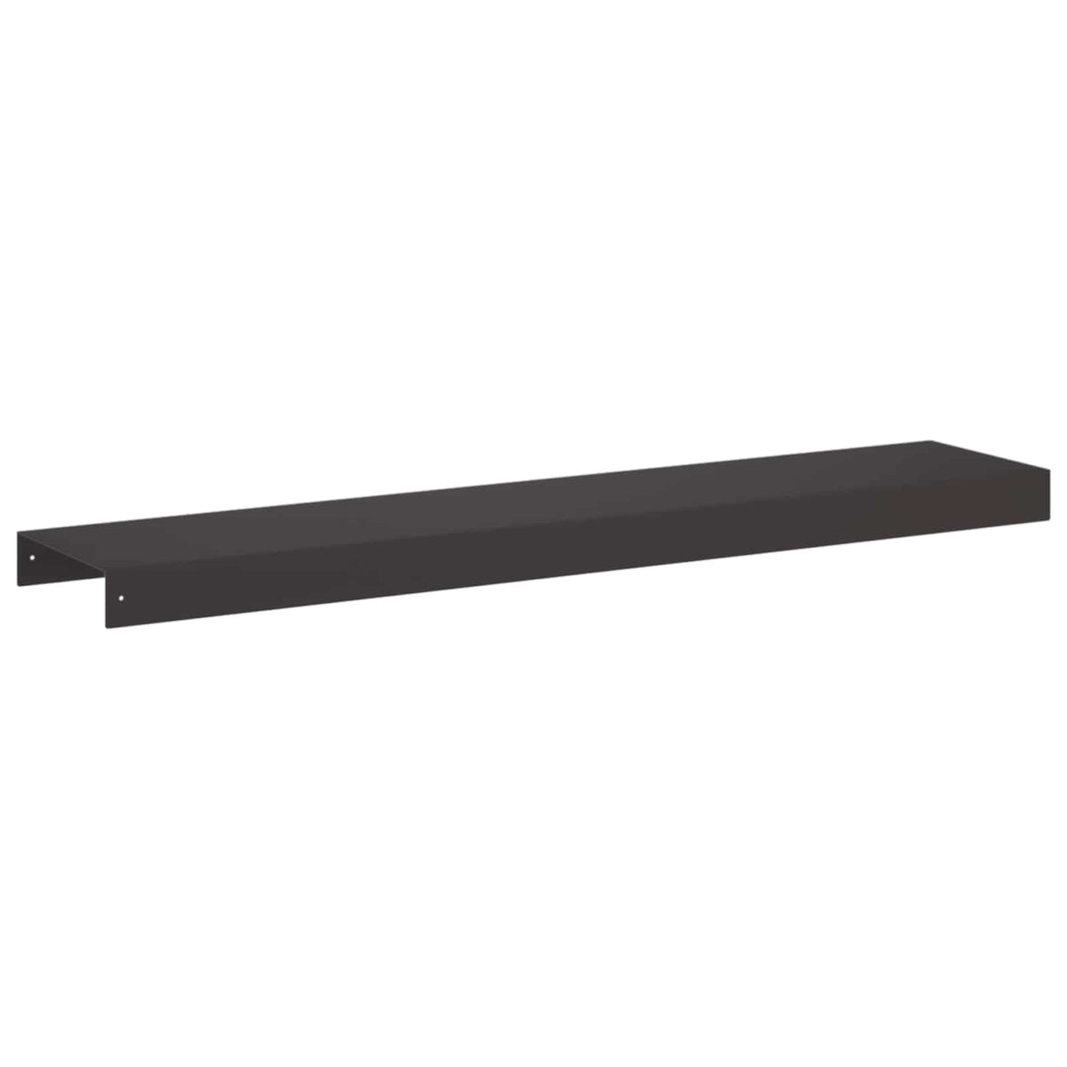 Garden Cover Profile 10 pcs 100 x 20 x 5 cm Steel Black
