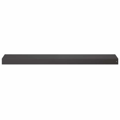 Garden Cover Profile 10 pcs 100 x 20 x 5 cm Steel Black