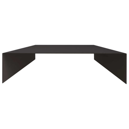 Garden Cover Profile 10 pcs 100 x 20 x 5 cm Steel Black