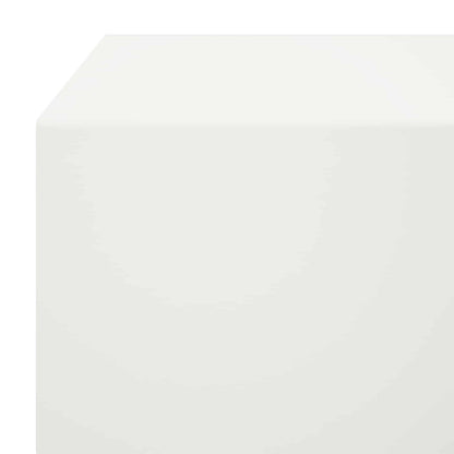 Garden Cover Profile 10 pcs 100 x 20 x 5 cm Steel White