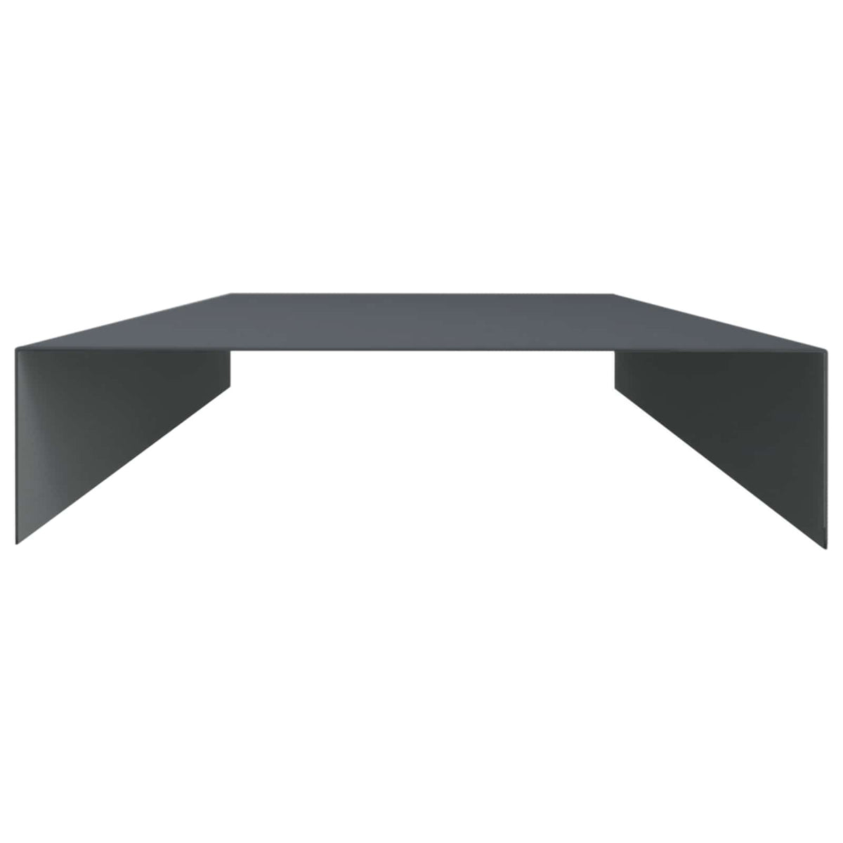 Garden Cover Profile 10 pcs 100 x 20 x 5 cm Steel Anthracite