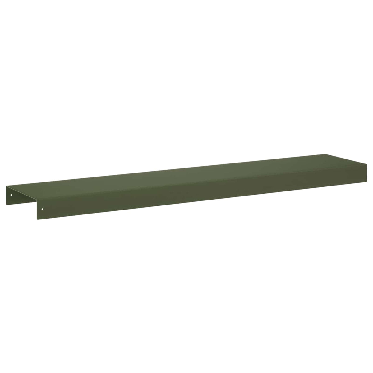 Garden Cover Profile 10 pcs 100 x 20 x 5 cm Steel Olive Green