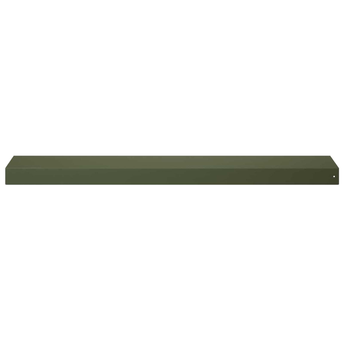 Garden Cover Profile 10 pcs 100 x 20 x 5 cm Steel Olive Green