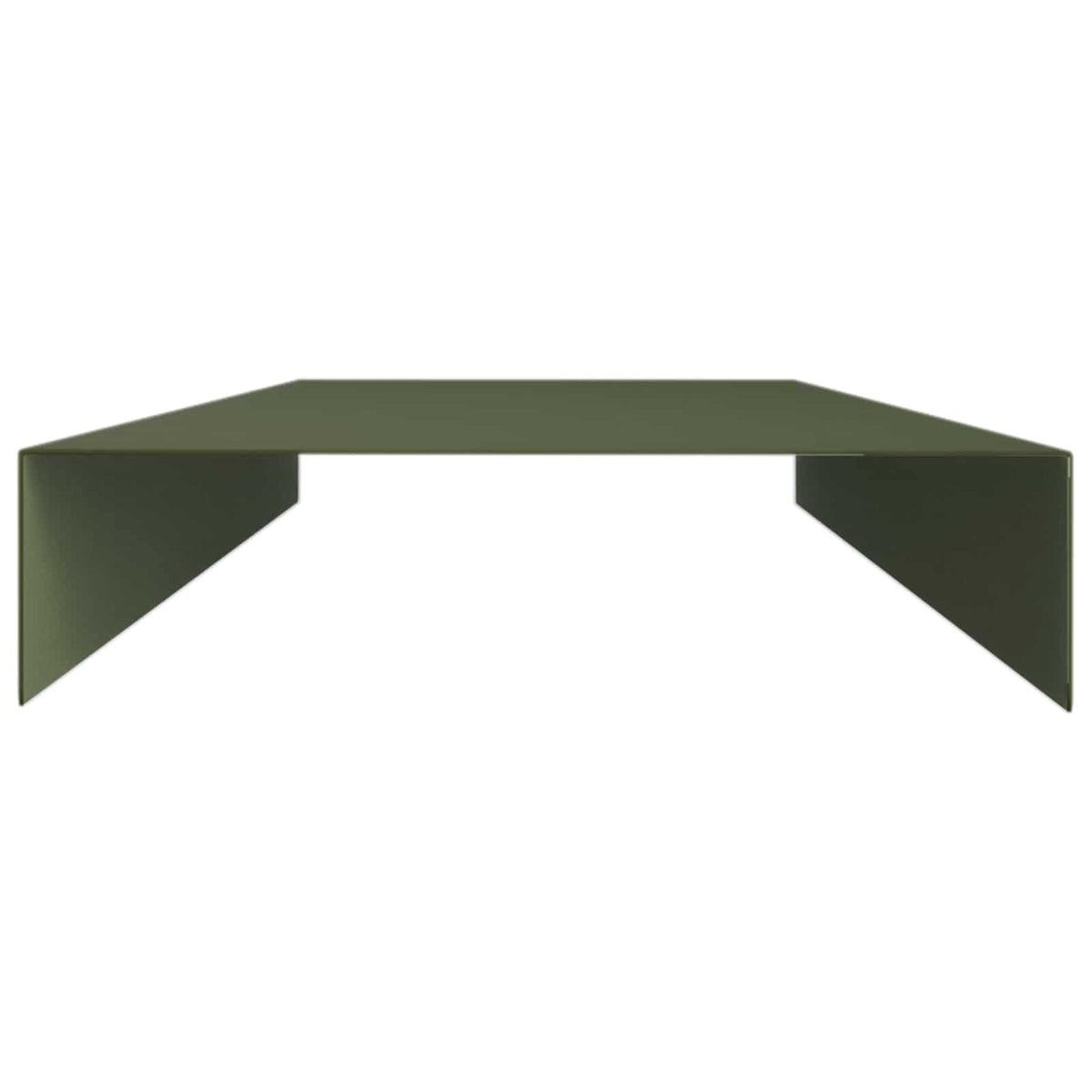 Garden Cover Profile 10 pcs 100 x 20 x 5 cm Steel Olive Green