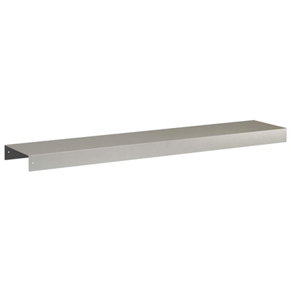 Garden Cover Profile 2 pcs 100 x 20 x 5 cm Stainless Steel