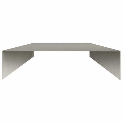 Garden Cover Profile 2 pcs 100 x 20 x 5 cm Stainless Steel