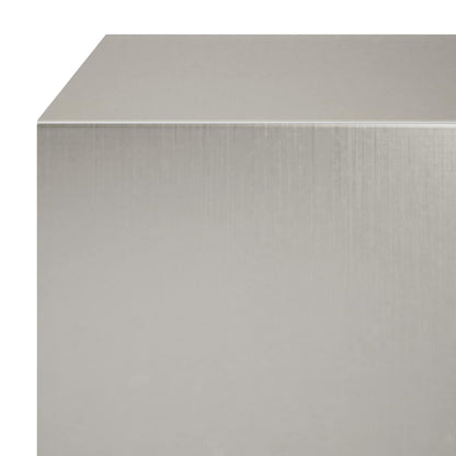Garden Cover Profile 10 pcs 100 x 20 x 5 cm Stainless Steel