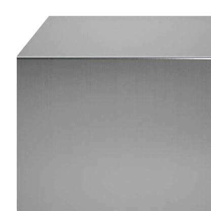 Garden Cover Profile 10 pcs 100 x 20 x 5 cm Galvanised Steel