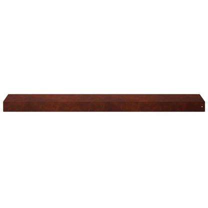 Garden Cover Profile 10 pcs 100 x 20 x 5 cm Weathering Steel