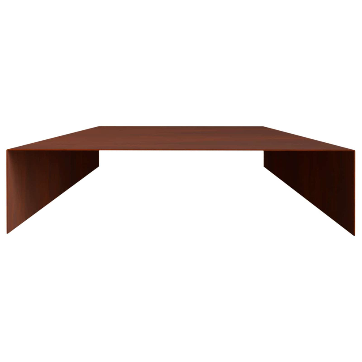 Garden Cover Profile 10 pcs 100 x 20 x 5 cm Weathering Steel