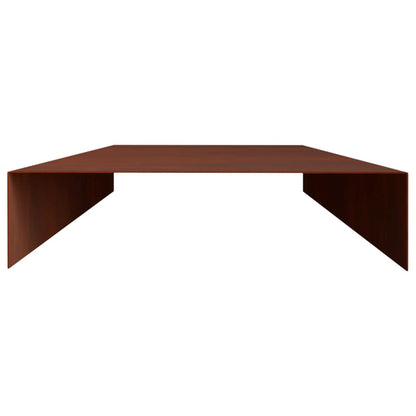 Garden Cover Profile 10 pcs 100 x 20 x 5 cm Weathering Steel