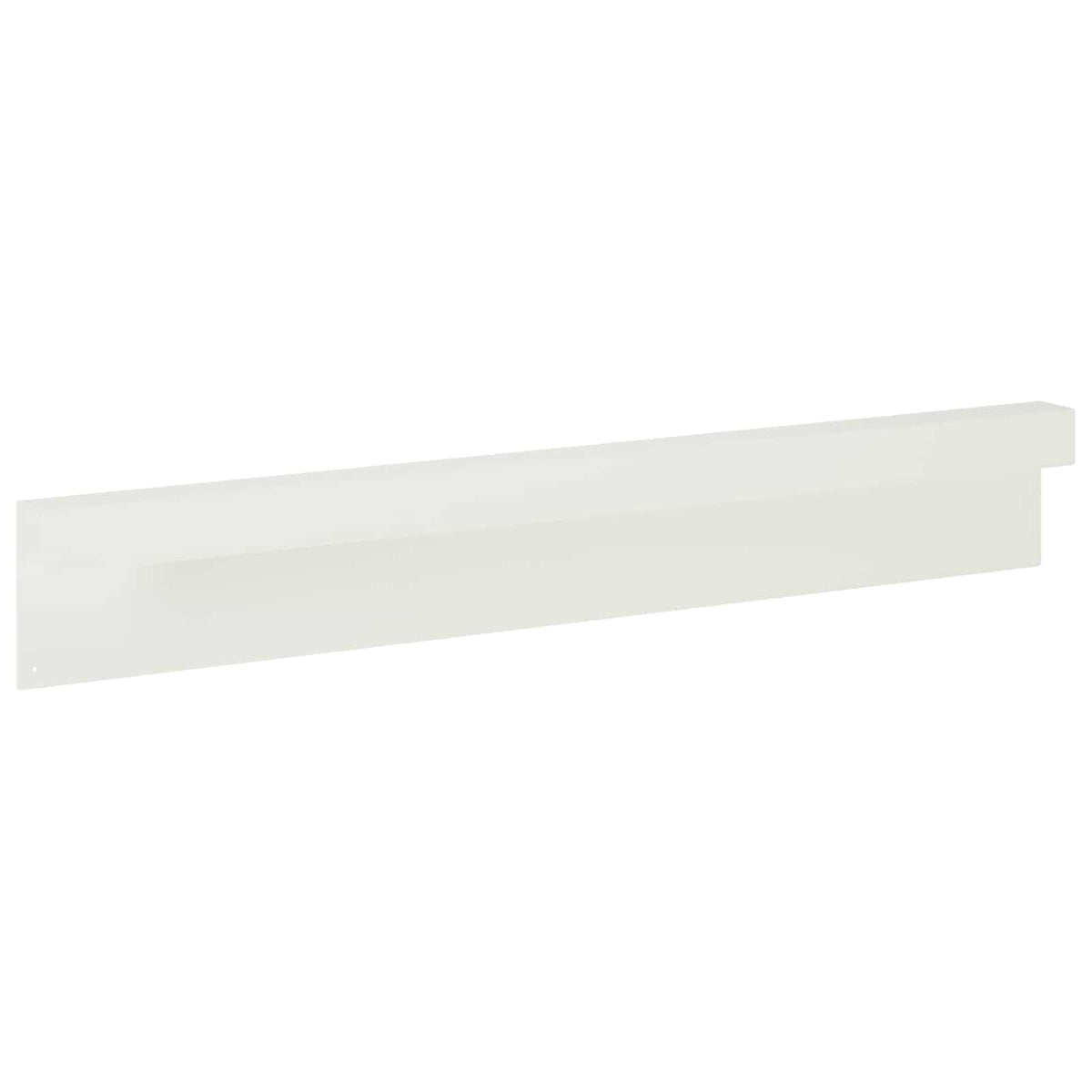 Garden Cover Profile 10 pcs 100 x 5 x 15 cm Steel White