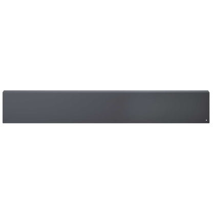 Garden Cover Profile 10 pcs 100 x 5 x 15 cm Steel Anthracite