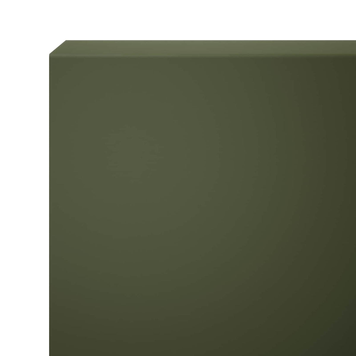 Garden Cover Profile 10 pcs 100 x 5 x 15 cm Steel Olive Green