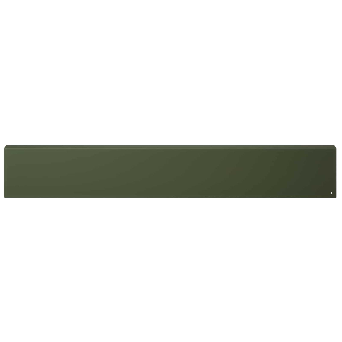 Garden Cover Profile 10 pcs 100 x 5 x 15 cm Steel Olive Green
