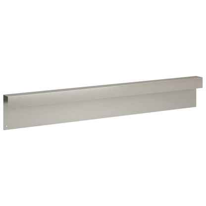 Garden Cover Profile 10 pcs 100 x 5 x 15 cm Stainless Steel