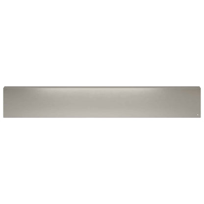 Garden Cover Profile 10 pcs 100 x 5 x 15 cm Stainless Steel