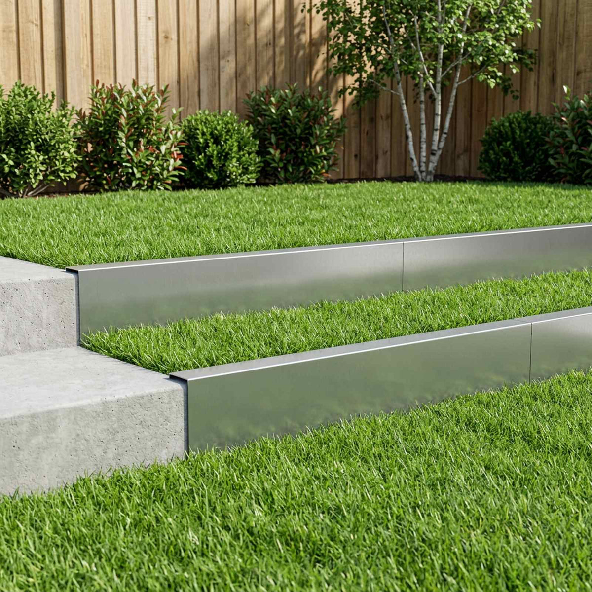 Garden Cover Profile 10 pcs 100 x 5 x 15 cm Galvanised Steel