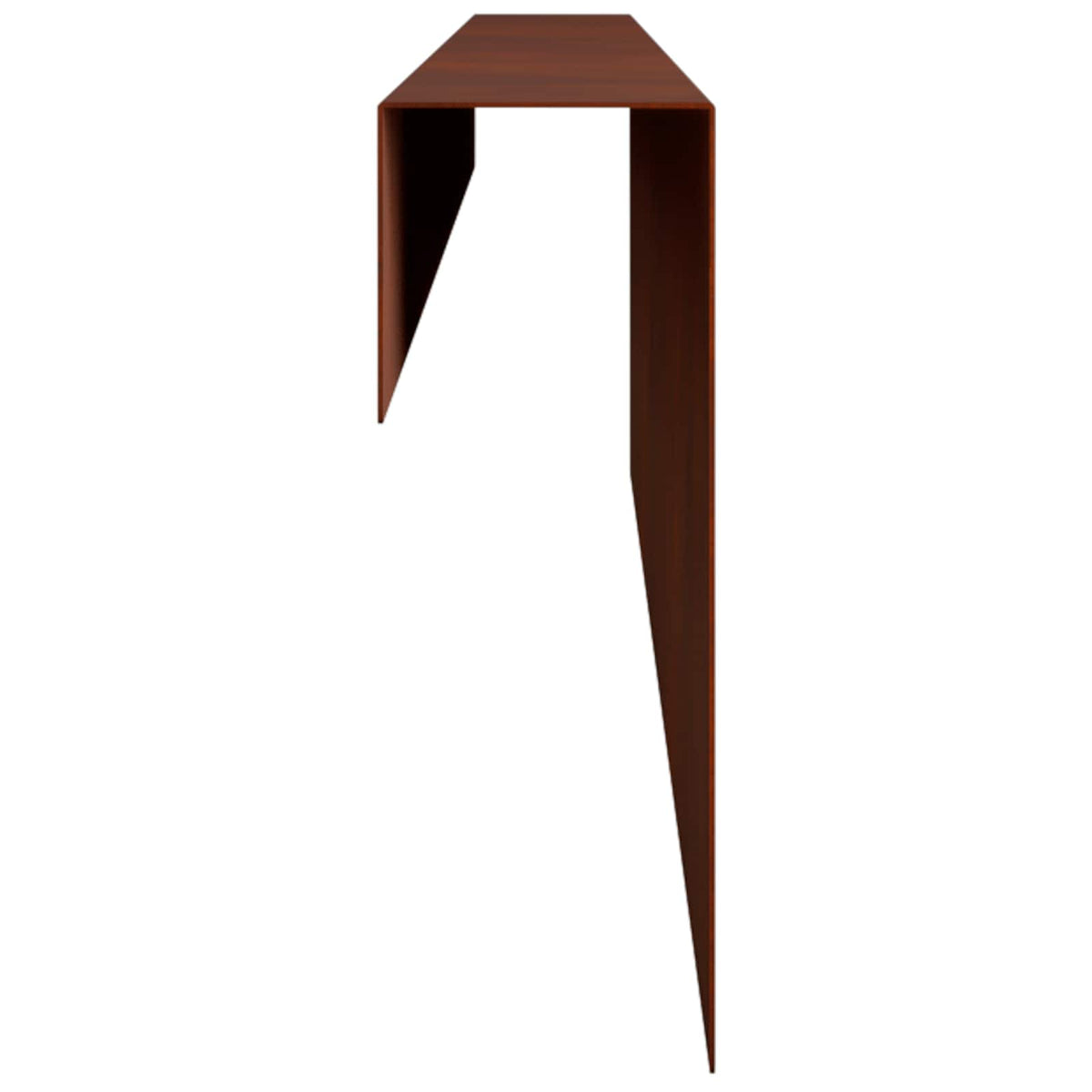 Garden Cover Profile 10 pcs 100 x 5 x 15 cm Weathering Steel