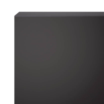 Garden Cover Profile 10 pcs 100 x 6 x 15 cm Steel Black