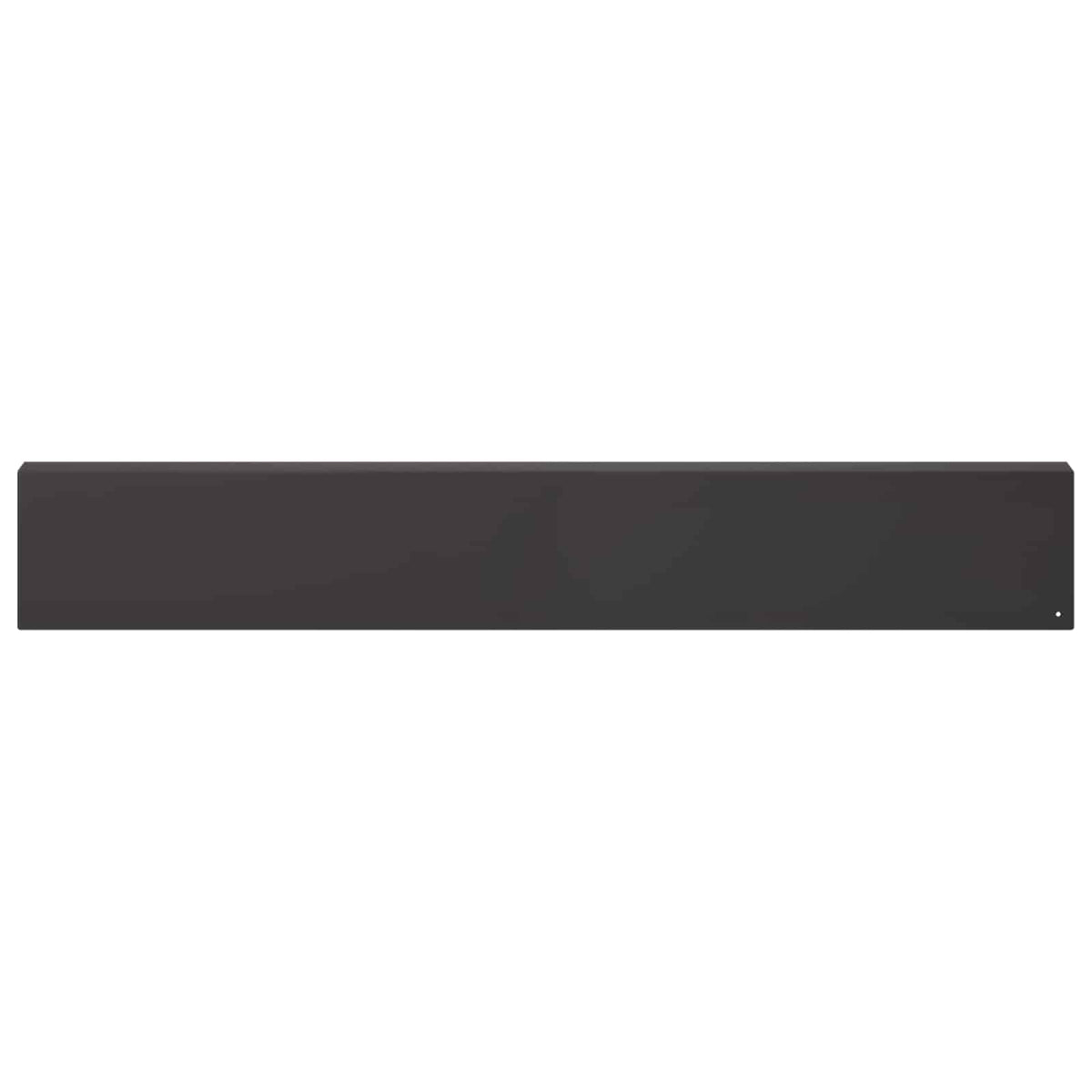 Garden Cover Profile 10 pcs 100 x 6 x 15 cm Steel Black