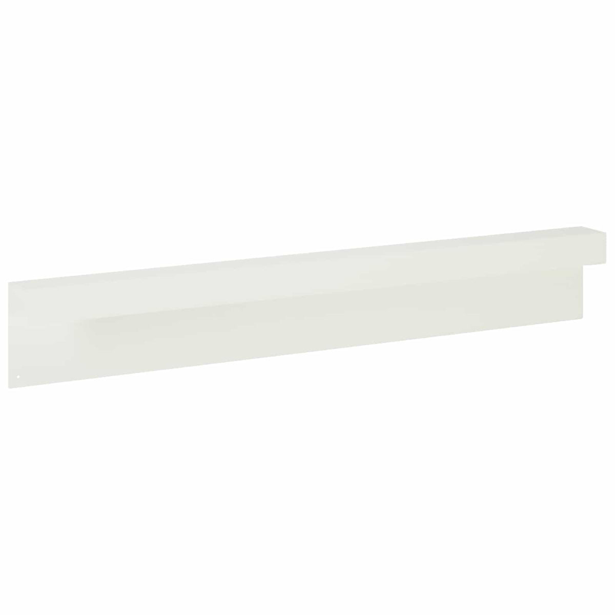 Garden Cover Profile 10 pcs 100 x 6 x 15 cm Steel White