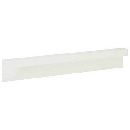Garden Cover Profile 10 pcs 100 x 6 x 15 cm Steel White