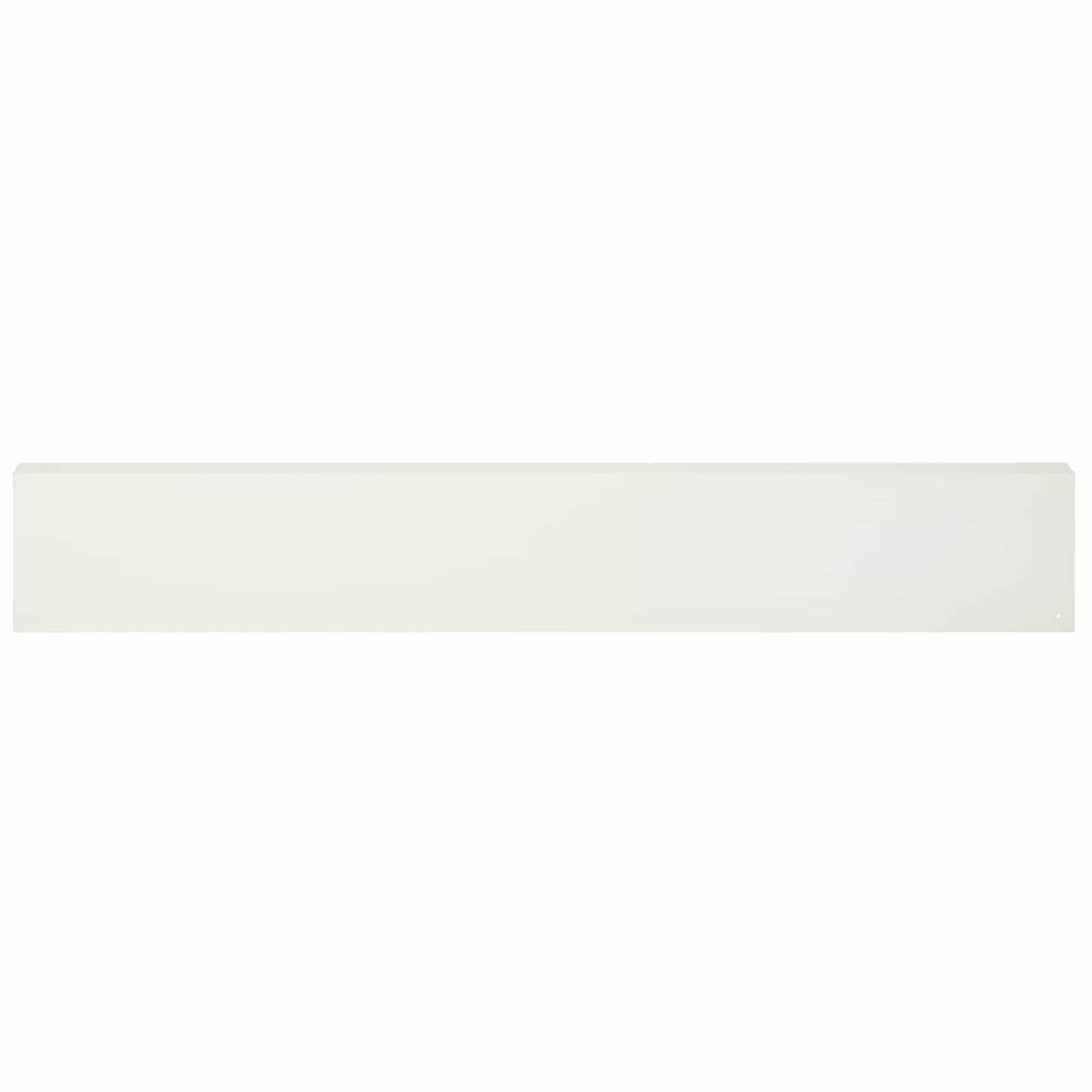 Garden Cover Profile 10 pcs 100 x 6 x 15 cm Steel White