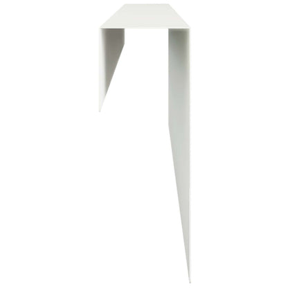 Garden Cover Profile 10 pcs 100 x 6 x 15 cm Steel White