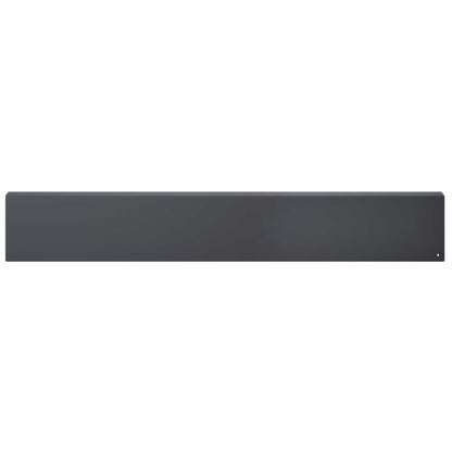 Garden Cover Profile 10 pcs 100 x 6 x 15 cm Steel Anthracite