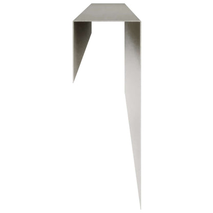 Garden Cover Profile 10 pcs 100 x 6 x 15 cm Stainless Steel