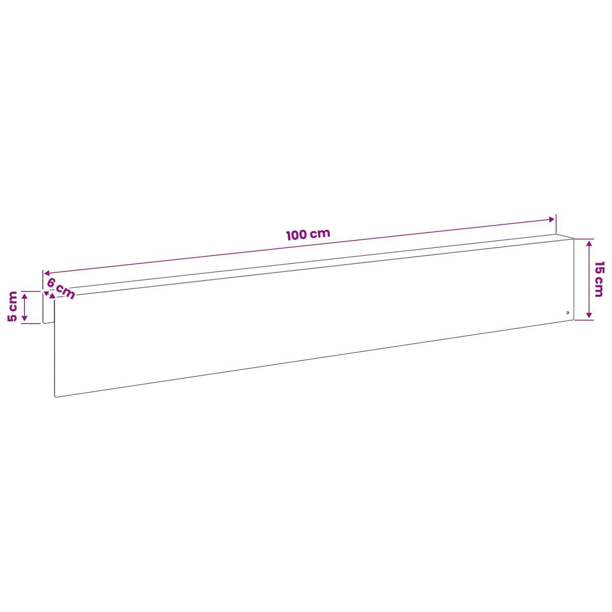 Garden Cover Profile 10 pcs 100 x 6 x 15 cm Stainless Steel