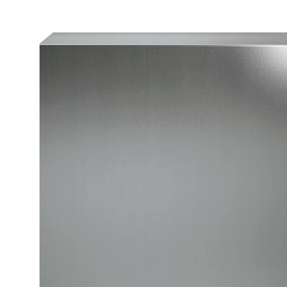Garden Cover Profile 10 pcs 100 x 6 x 15 cm Galvanised Steel
