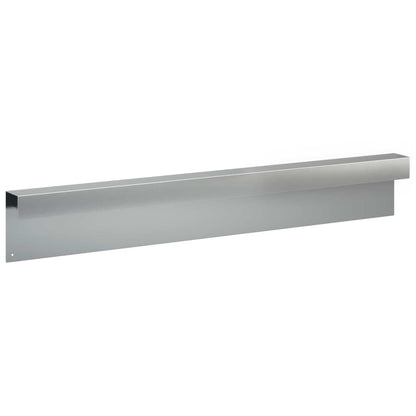 Garden Cover Profile 10 pcs 100 x 6 x 15 cm Galvanised Steel