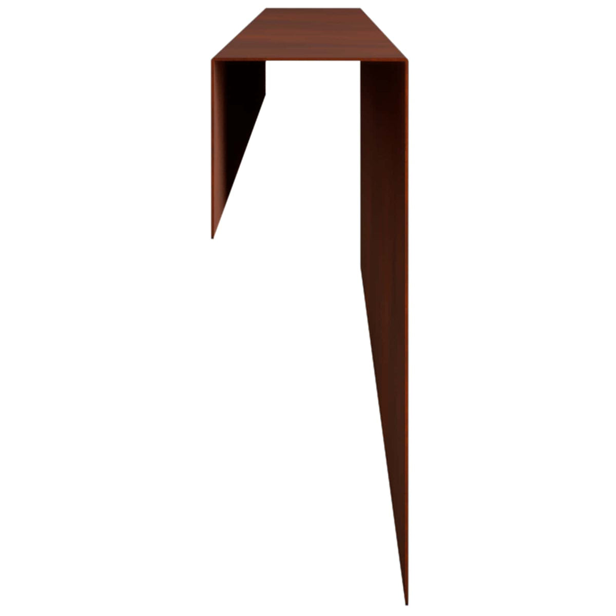 Garden Cover Profile 10 pcs 100 x 6 x 15 cm Weathering Steel