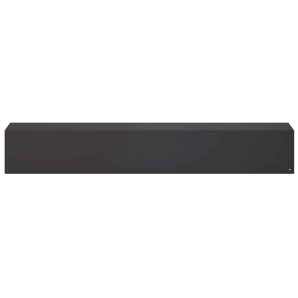 Garden Cover Profile 10 pcs 100 x 15 x 15 cm Steel Black